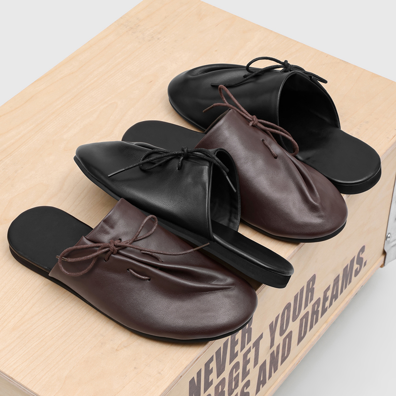 Новые модные удобные мужские п – обзор и цена Flip Flop Leather Men
